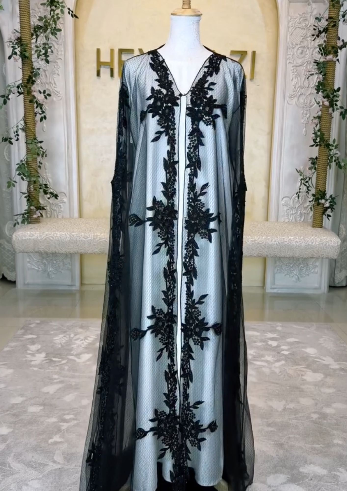 Angelic Lace Abaya