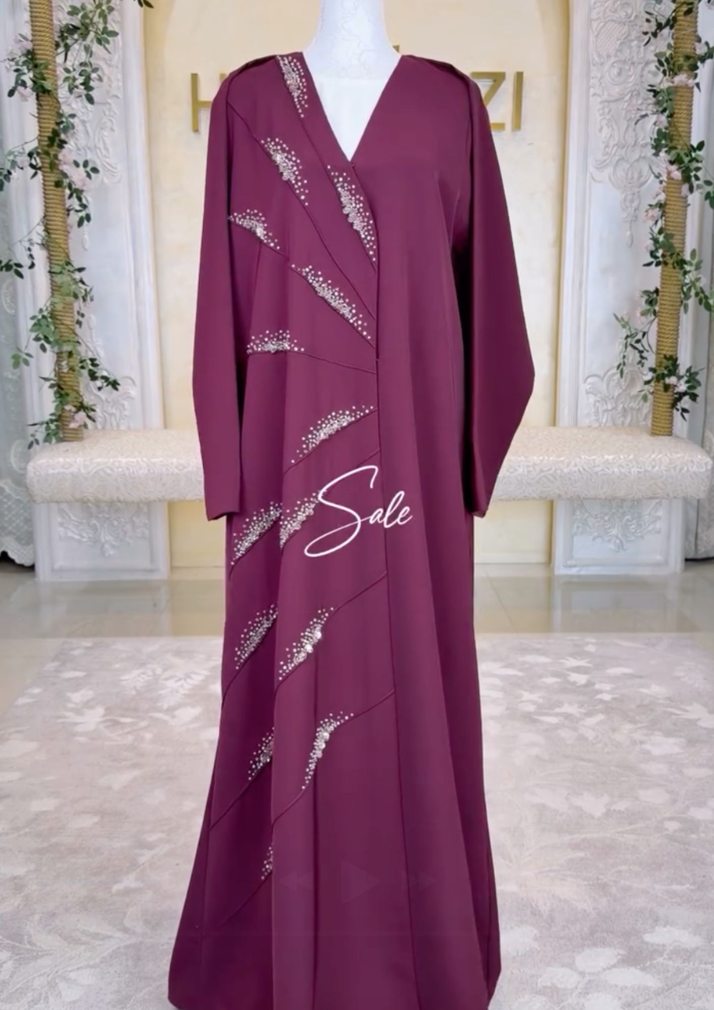 Ruby Essence Abaya