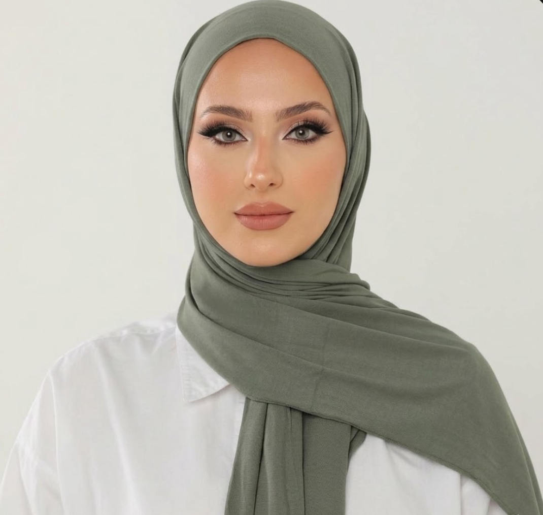 Set Of 4 Jersey Instant Hijab