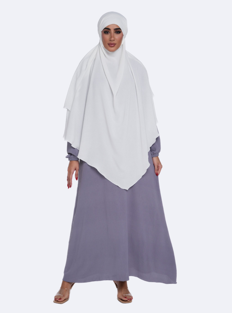 Beautiful Jilbab Set - Grey