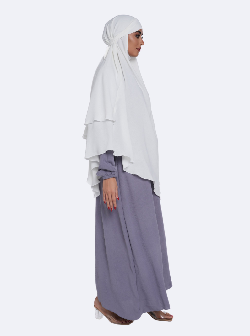 Beautiful Jilbab Set - Grey