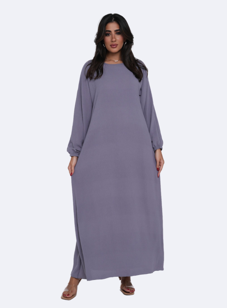 Beautiful Jilbab Set - Grey