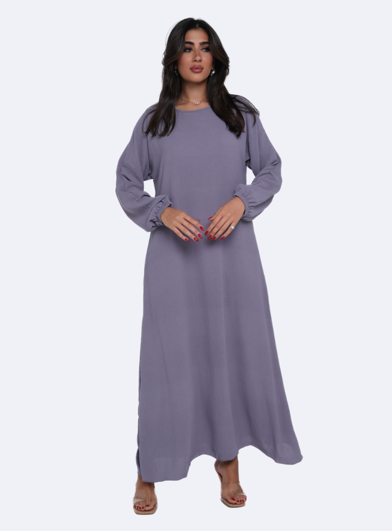 Beautiful Jilbab Set - Grey