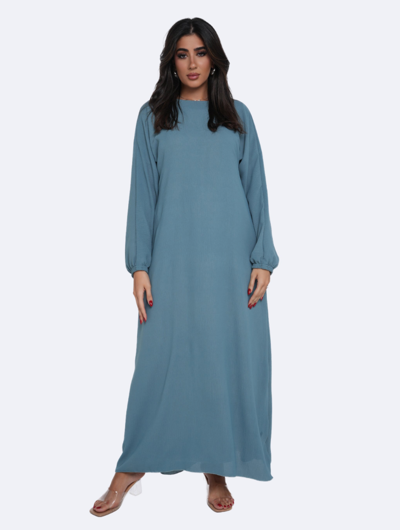 Beautiful Jilbab Set - Stone Blue
