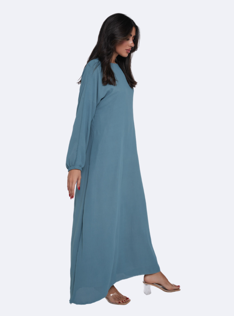Beautiful Jilbab Set - Stone Blue