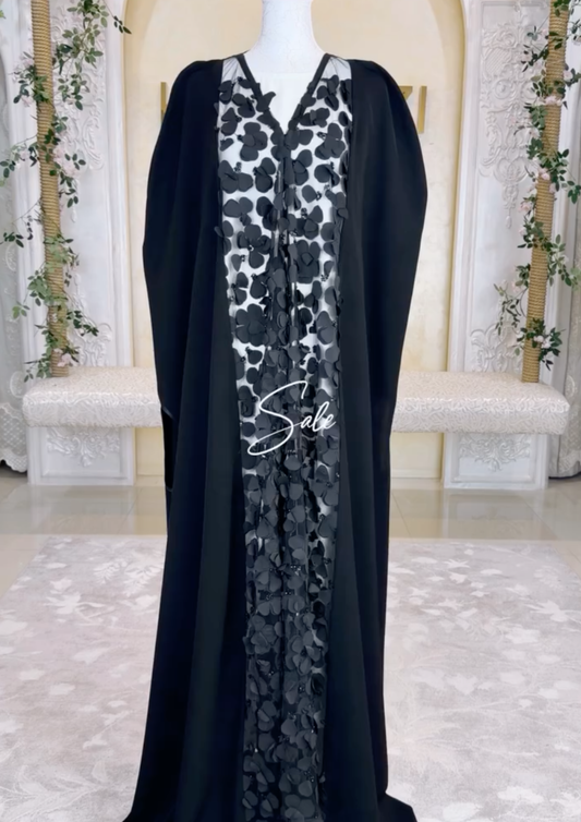 Essence lace Abaya