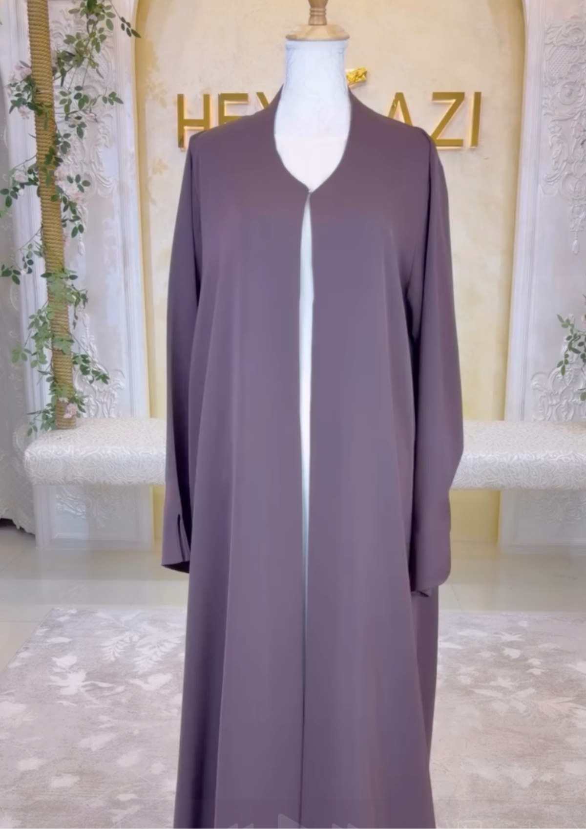 Orchid Veil Abaya