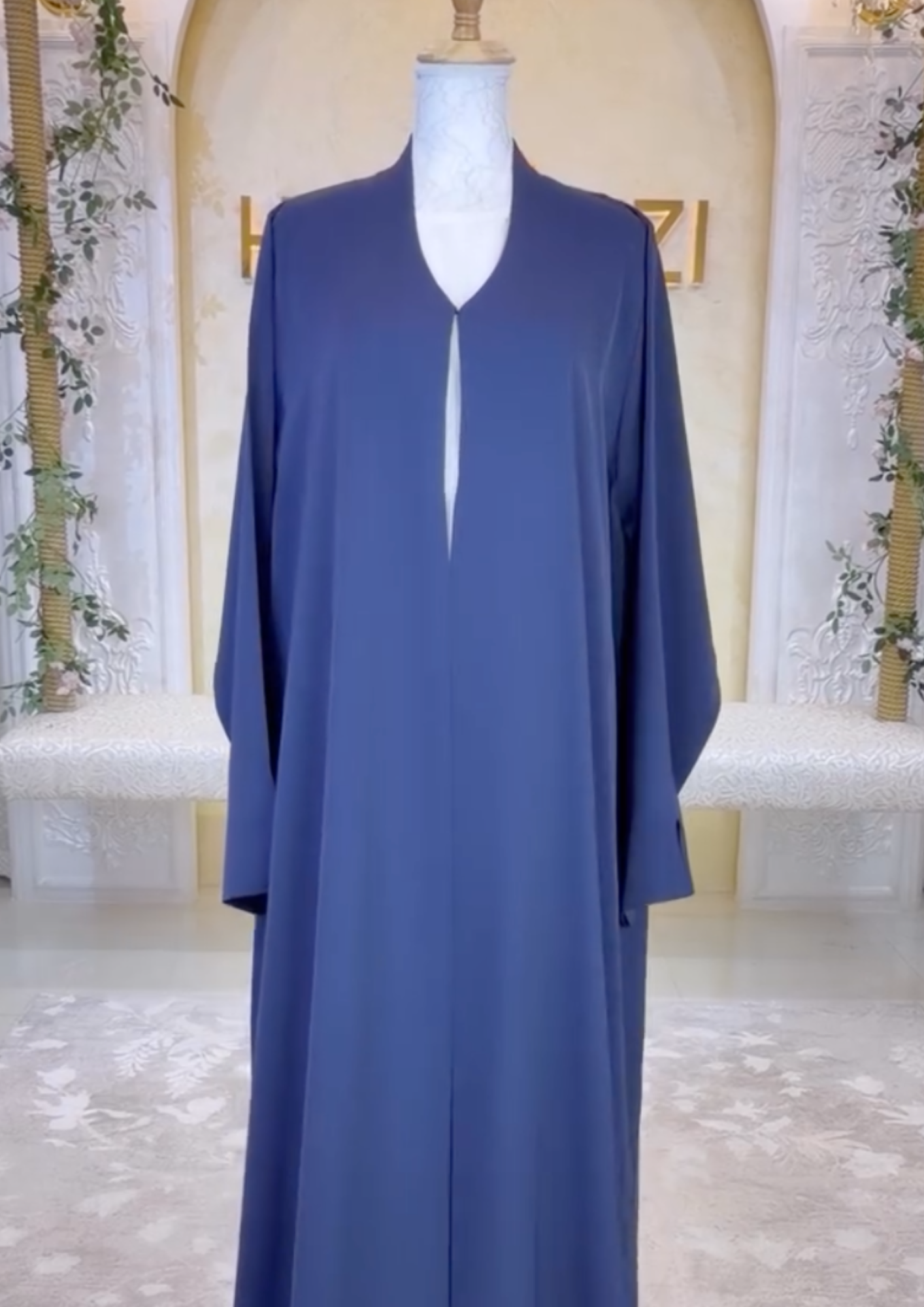 Midnight Navy Abaya