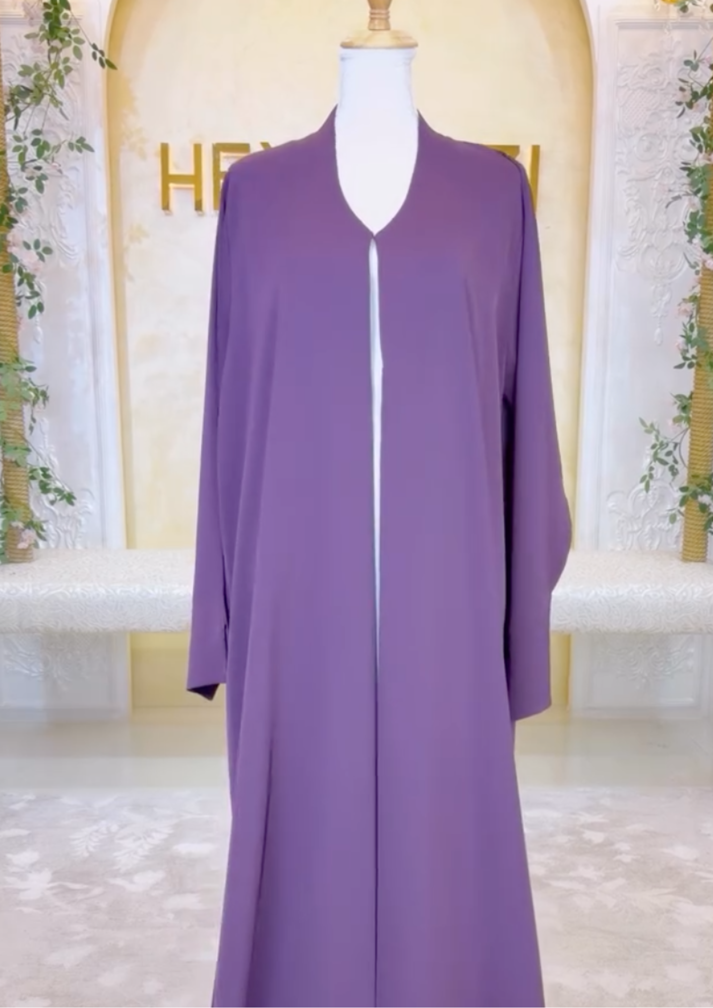 Lavender Grace Abaya