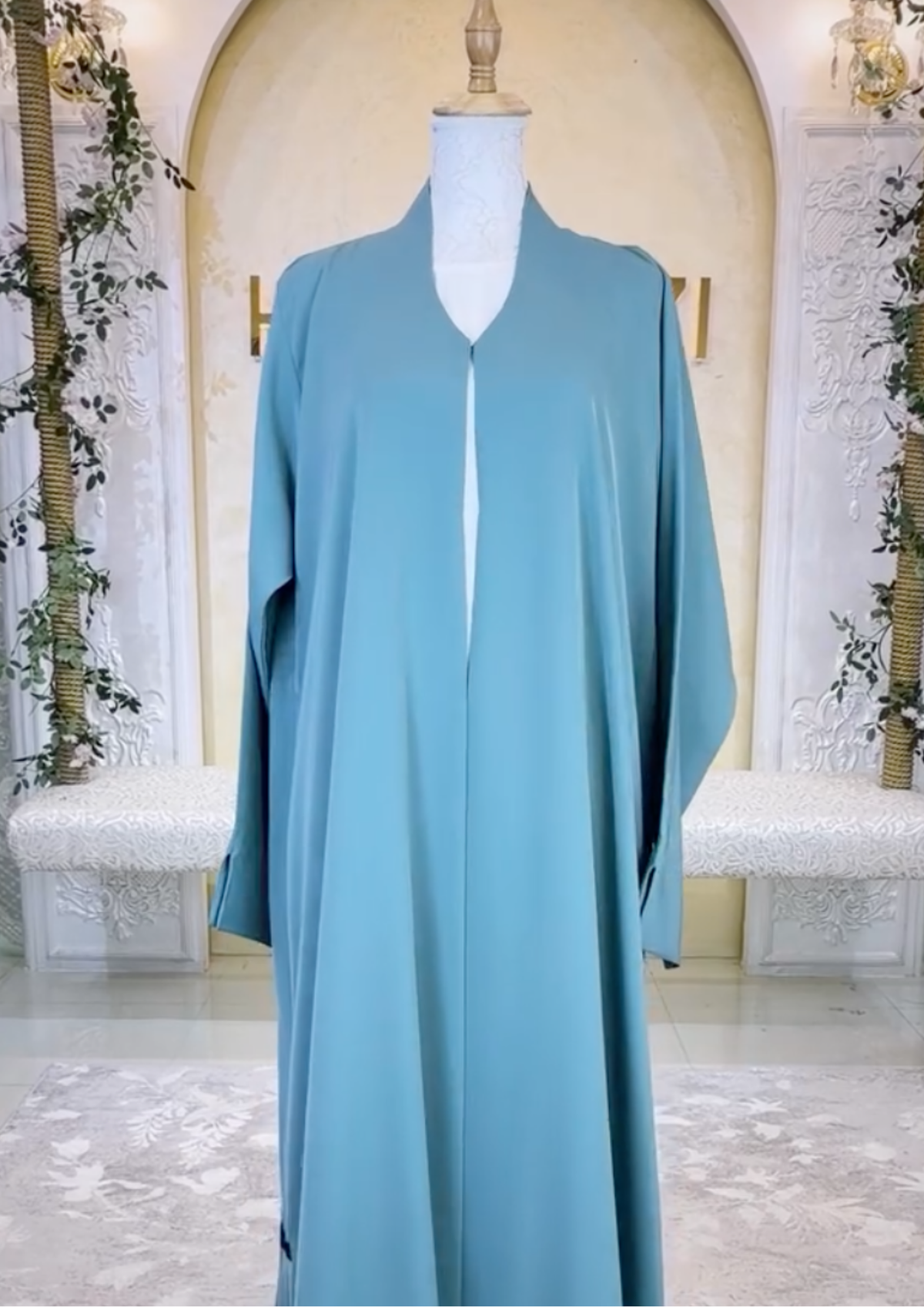 Teal Abaya